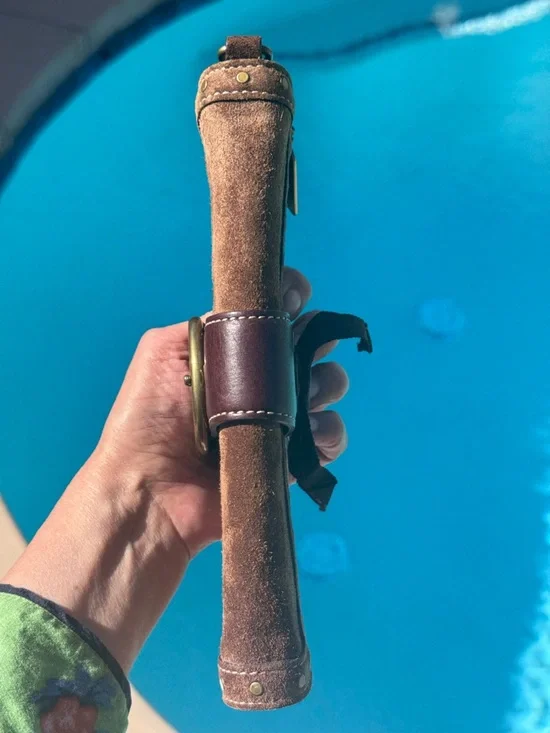 Coach SoHo studded suede signature clutch wallet vintage - Picture 13 of 17